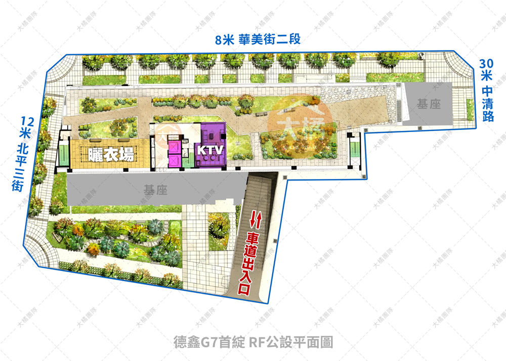 德鑫G7首綻-RF公設平面圖