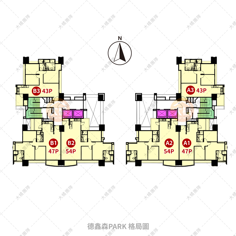 德鑫森PARK-格局圖