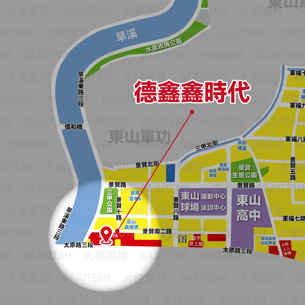 德鑫鑫時代-位置圖