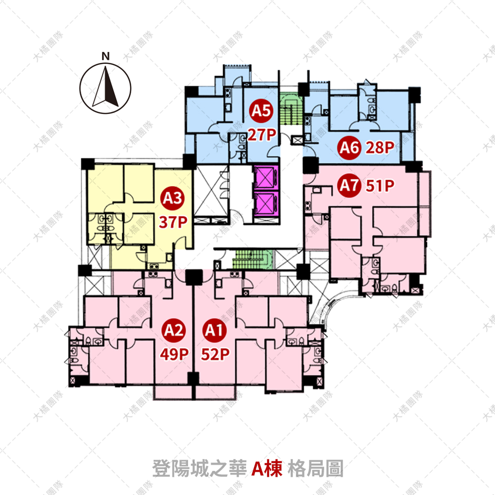 登陽城之華-A棟格局圖