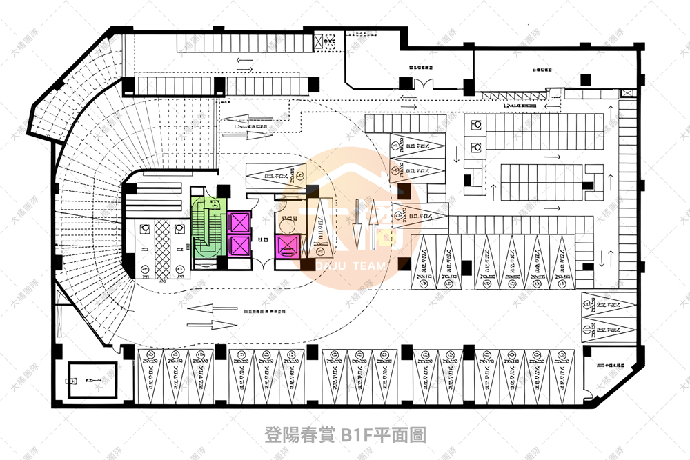 登陽春賞-B1F平面配置圖