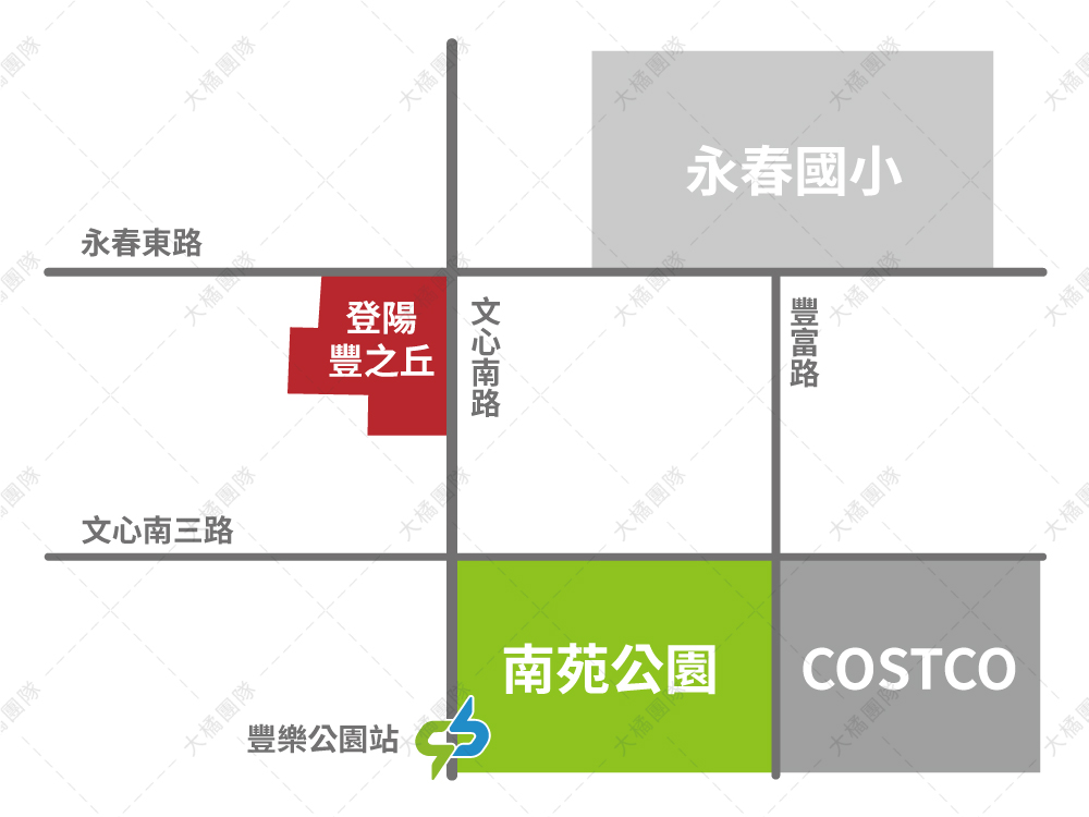 登陽豐之丘-位置圖
