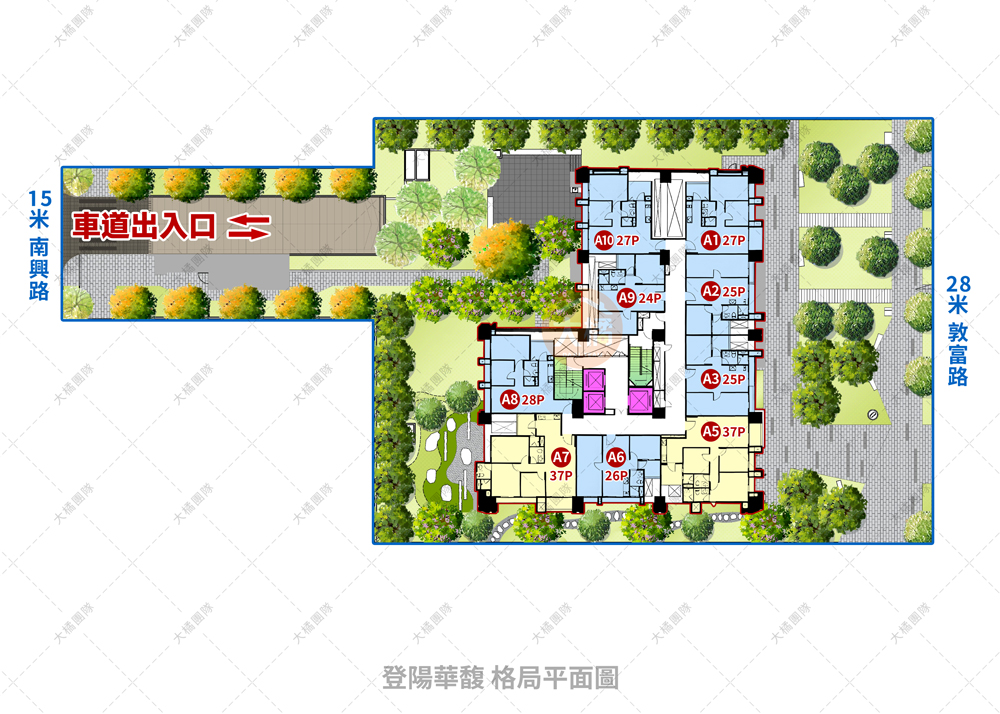 登陽華馥-格局平面圖