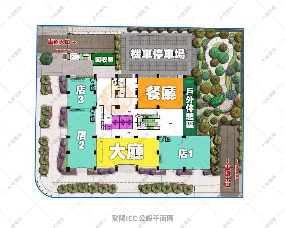 登陽ICC-公設平面圖