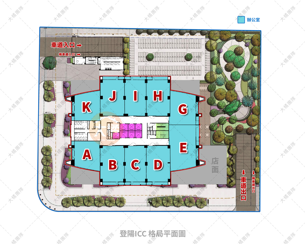 登陽ICC-格局平面圖