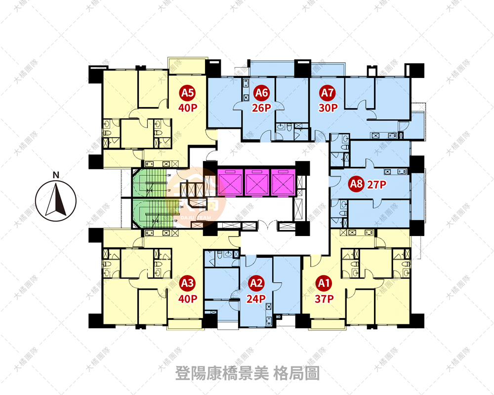 登陽康橋景美-格局圖