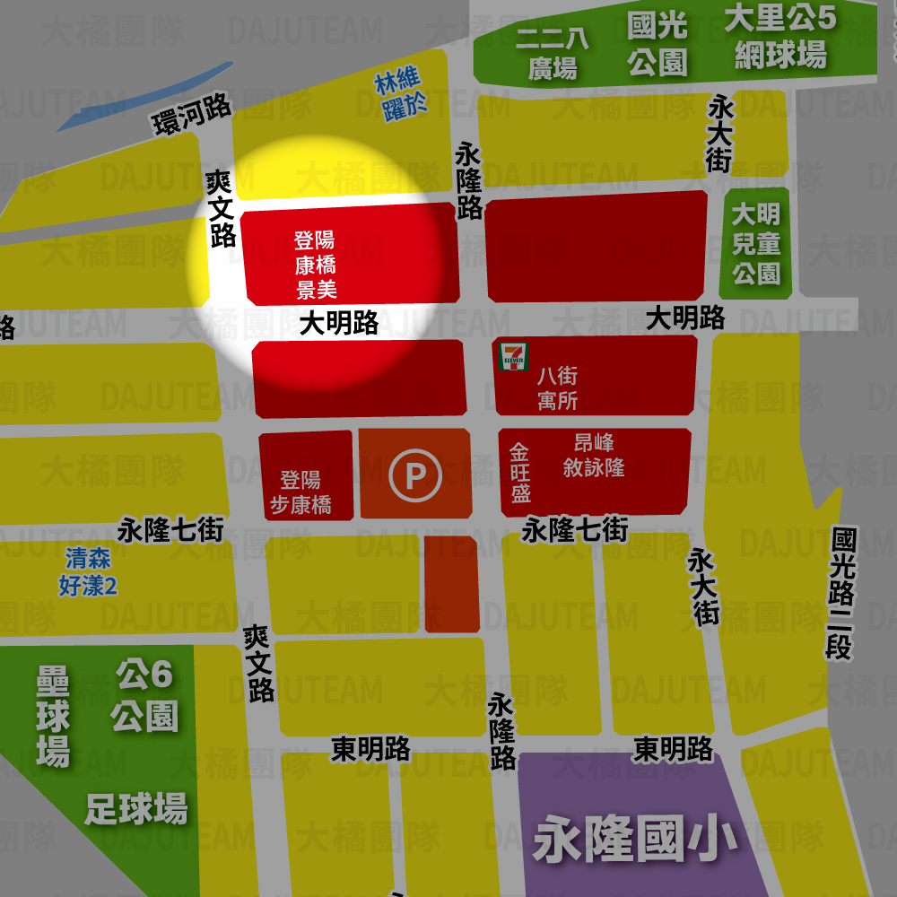 登陽康橋景美-位置圖