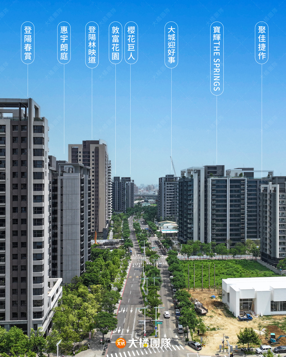 登陽林映道-空拍基地圖