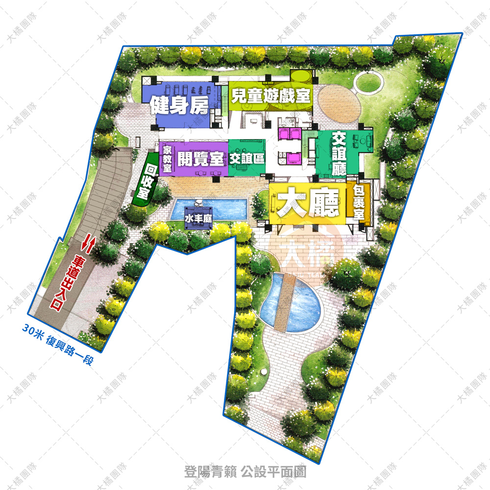 登陽青籟-公設平面圖