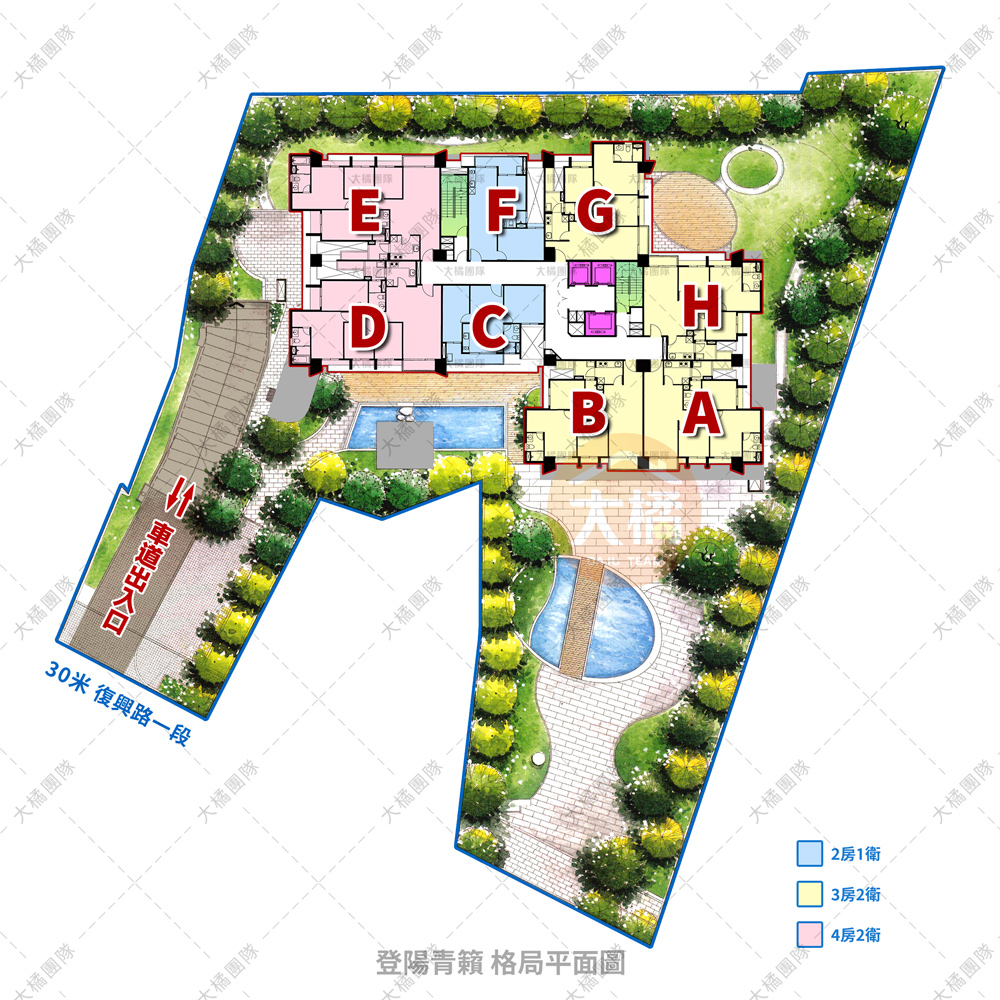 登陽青籟-格局平面圖