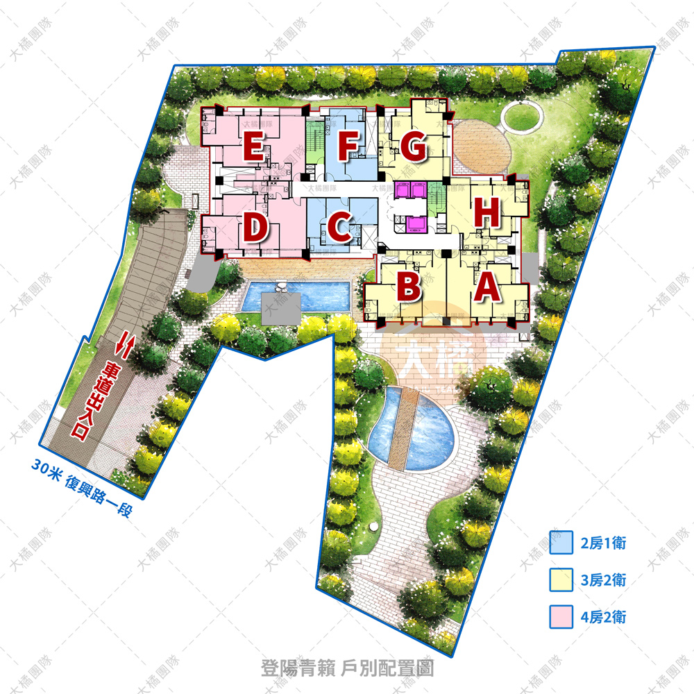 登陽青籟-戶別配置圖
