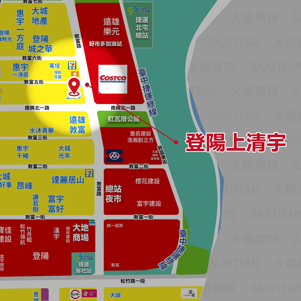 登陽上清宇-位置圖