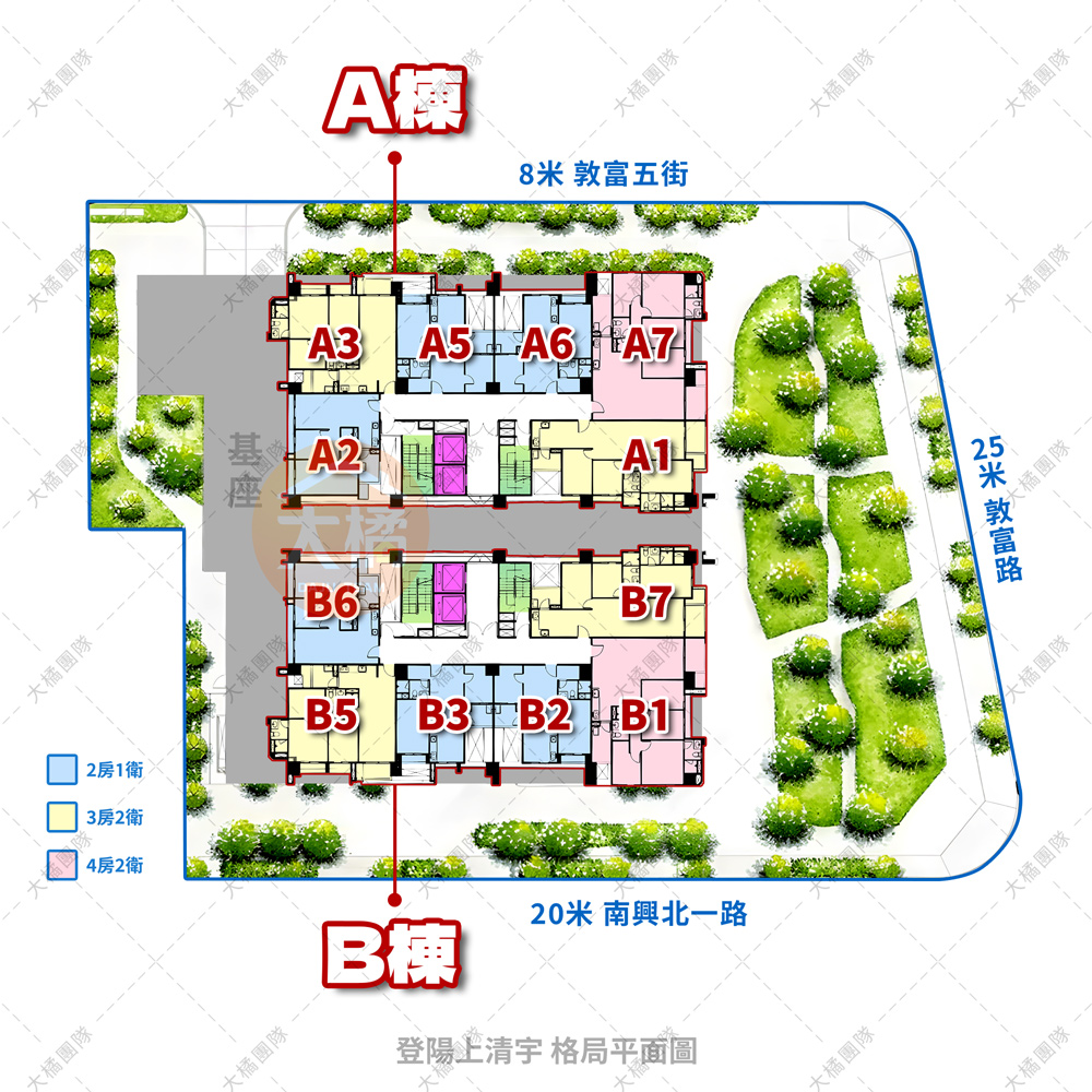 登陽上清宇-格局平面圖