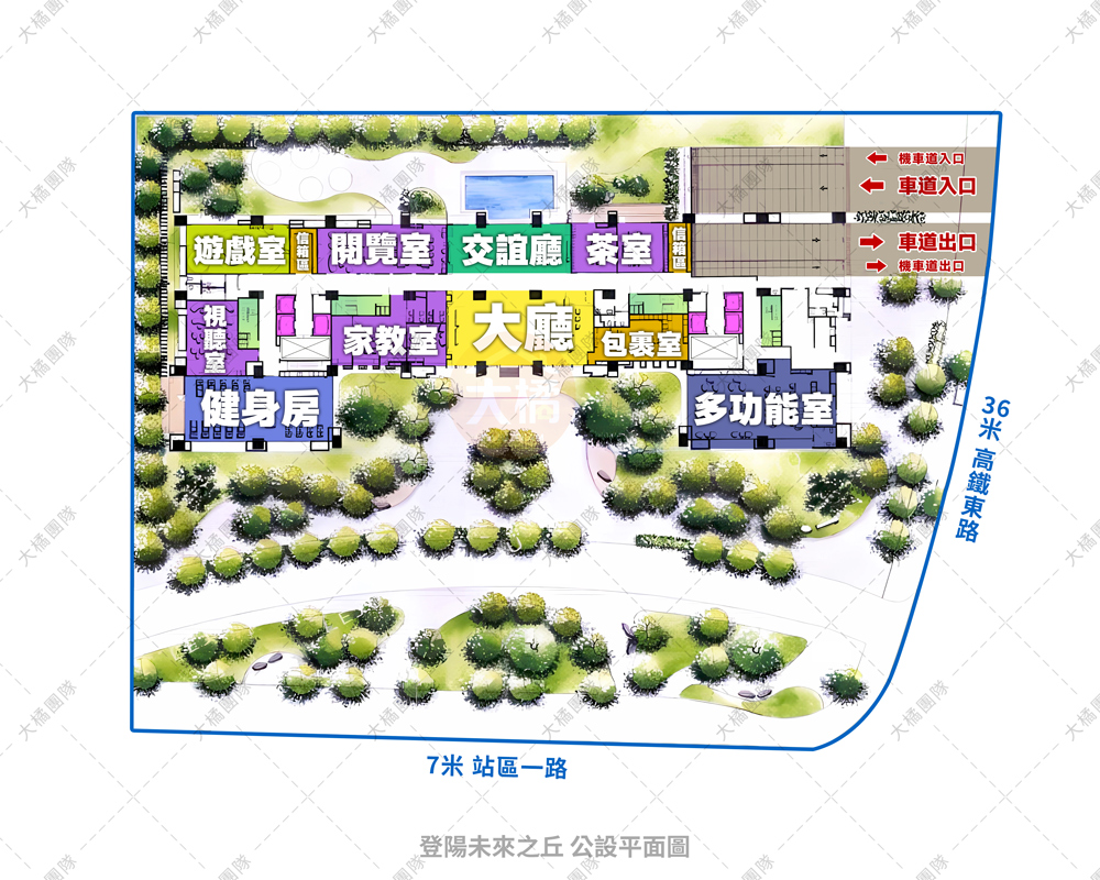 登陽未來之丘-公設平面圖