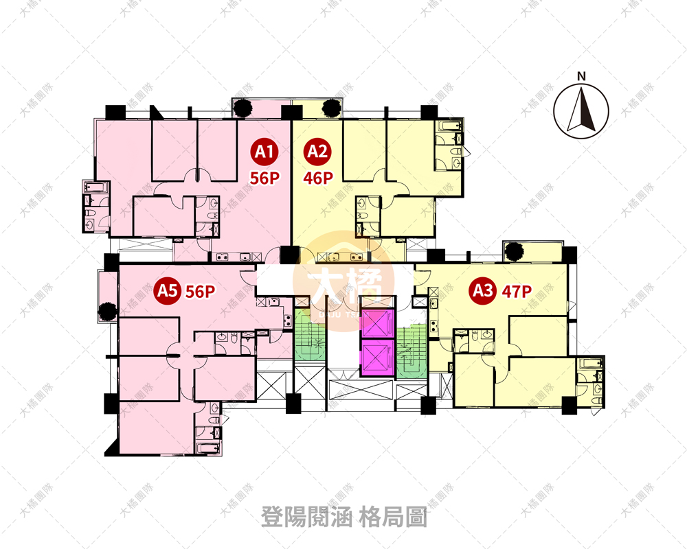 登陽閱涵-格局平面圖