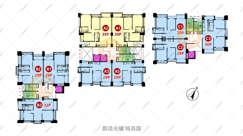 鼎佳光曦-格局圖