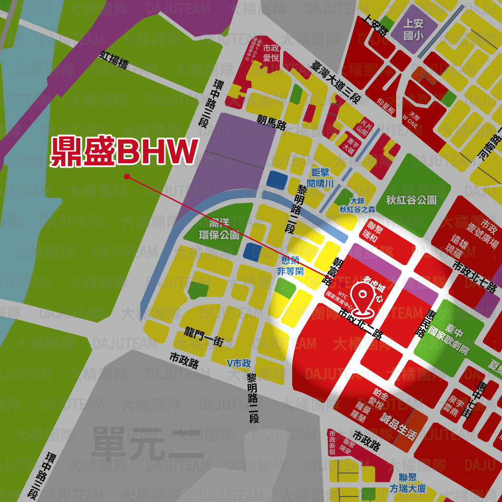 鼎盛BHW-位置圖