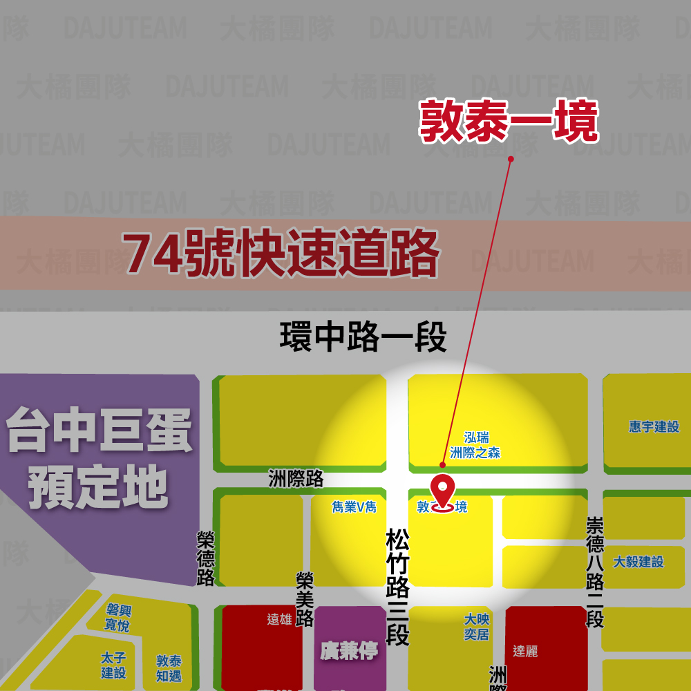 敦泰一境-位置圖