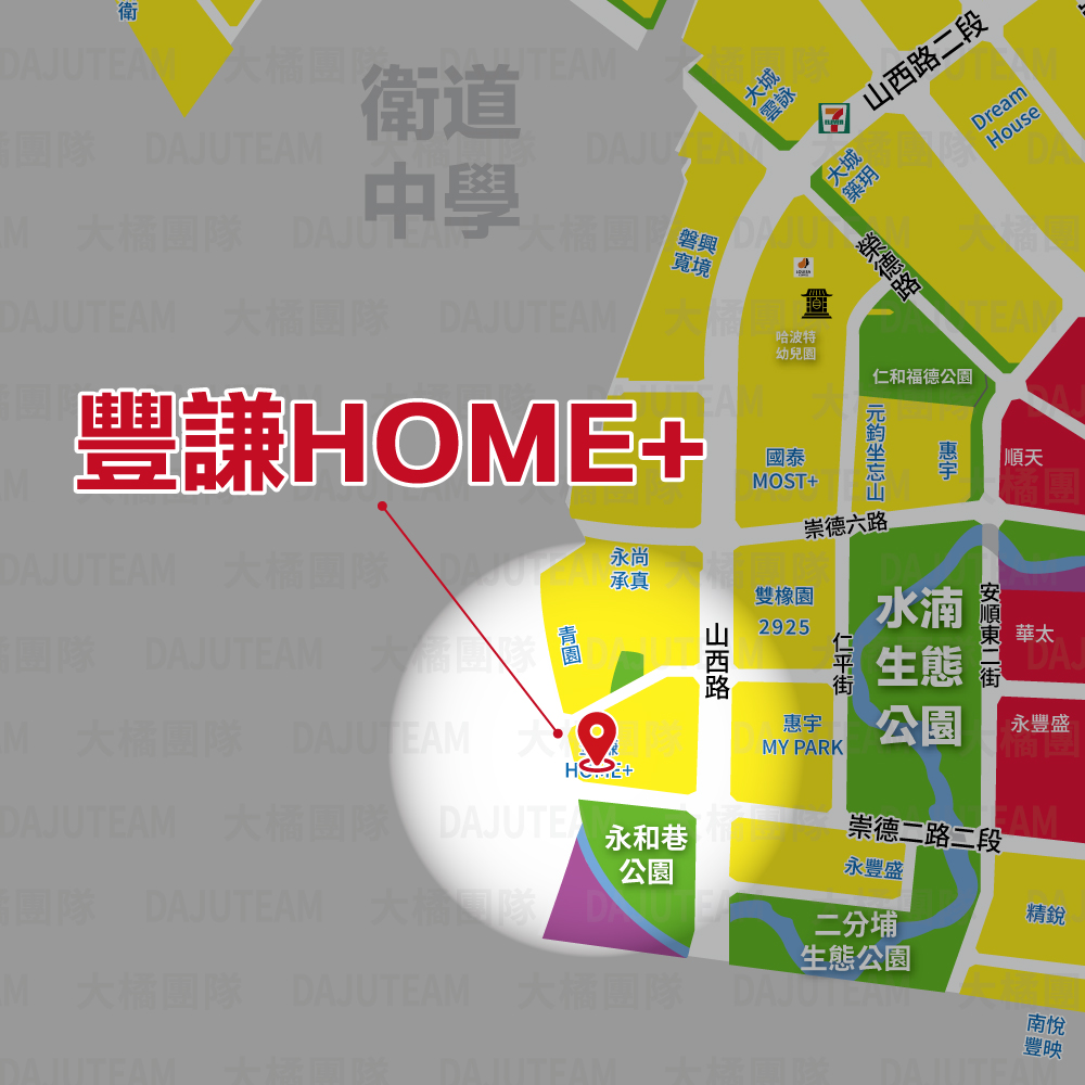 豐謙HOME+-位置圖