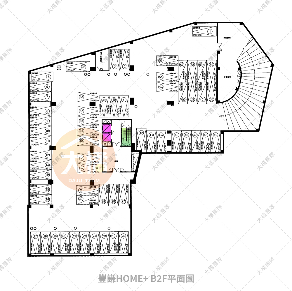 豐謙HOME+-B2F平面配置圖
