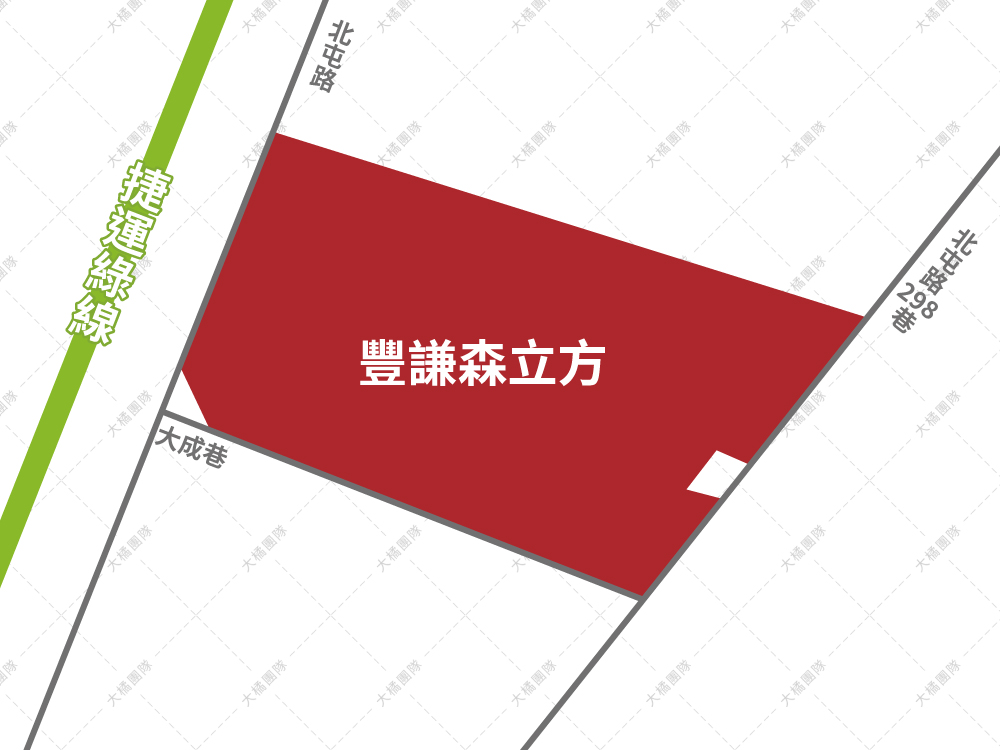豐謙森立方-位置圖