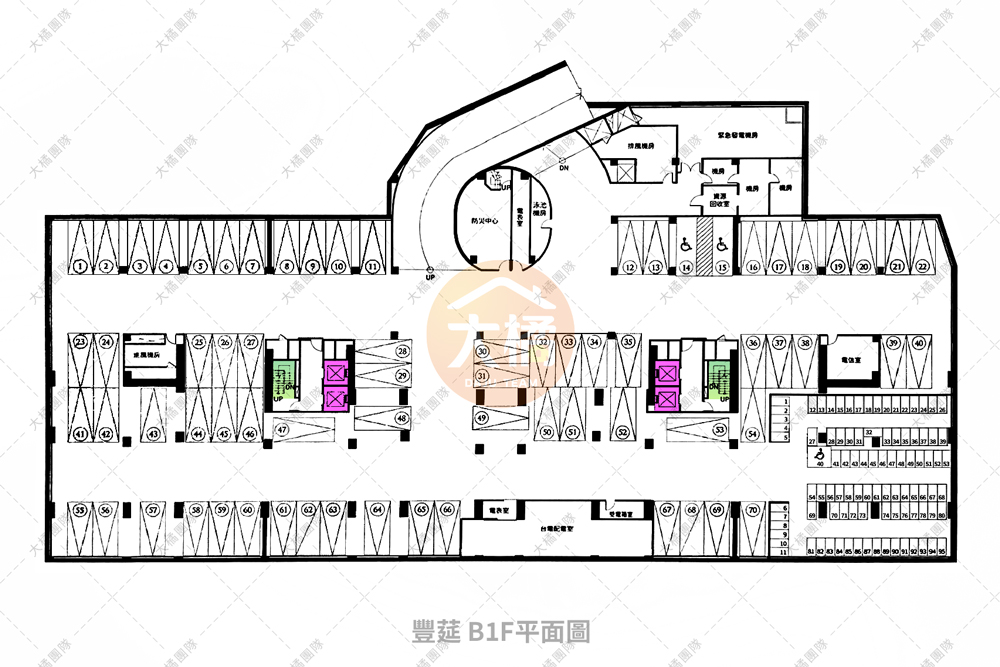 豐莚-停車場配置B1F