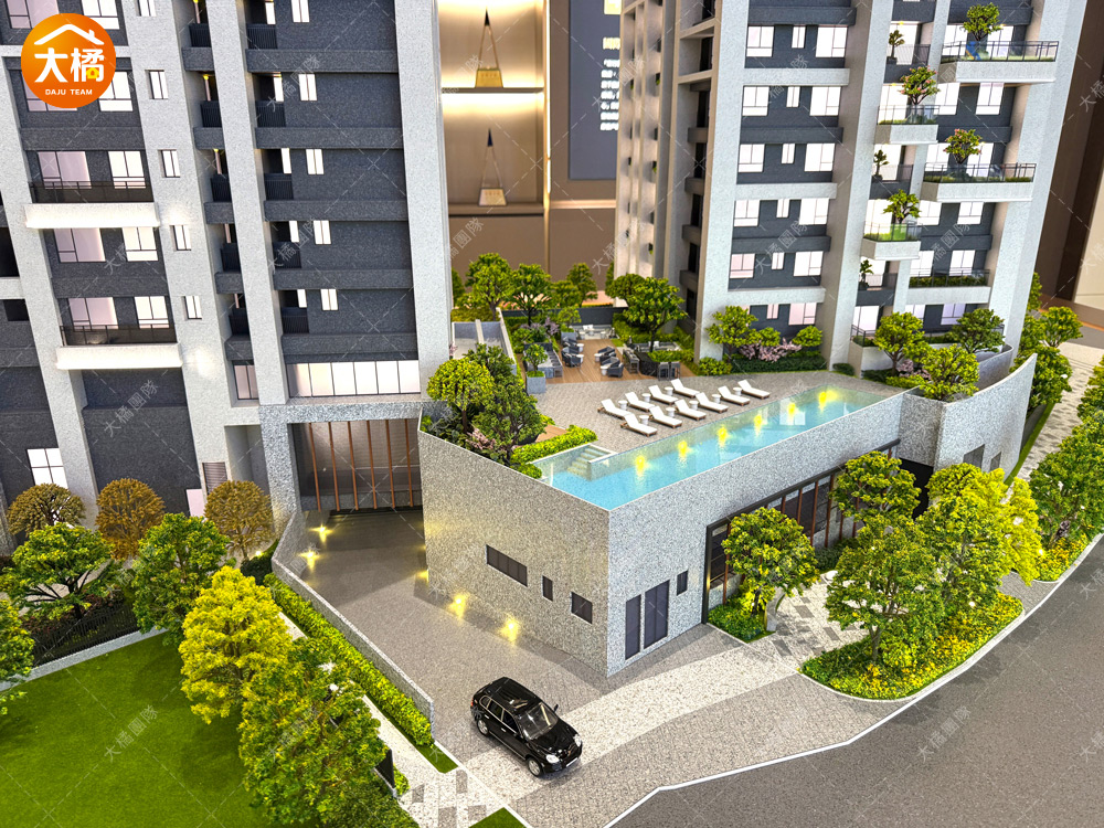 豐邑泊金灣-建築模型圖