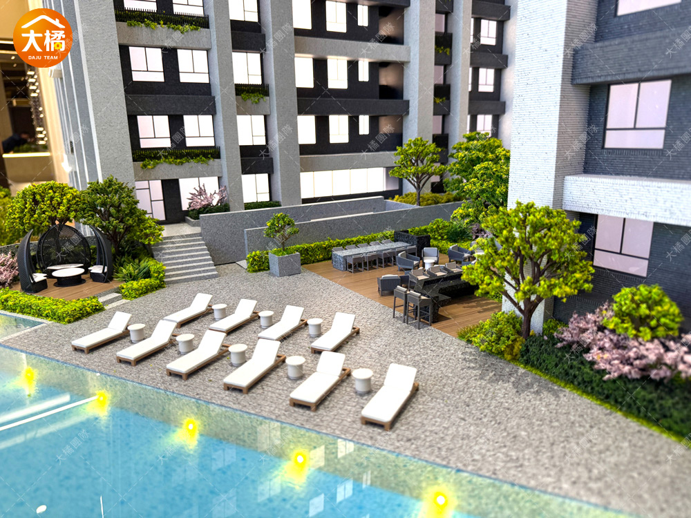 豐邑泊金灣-建築模型圖