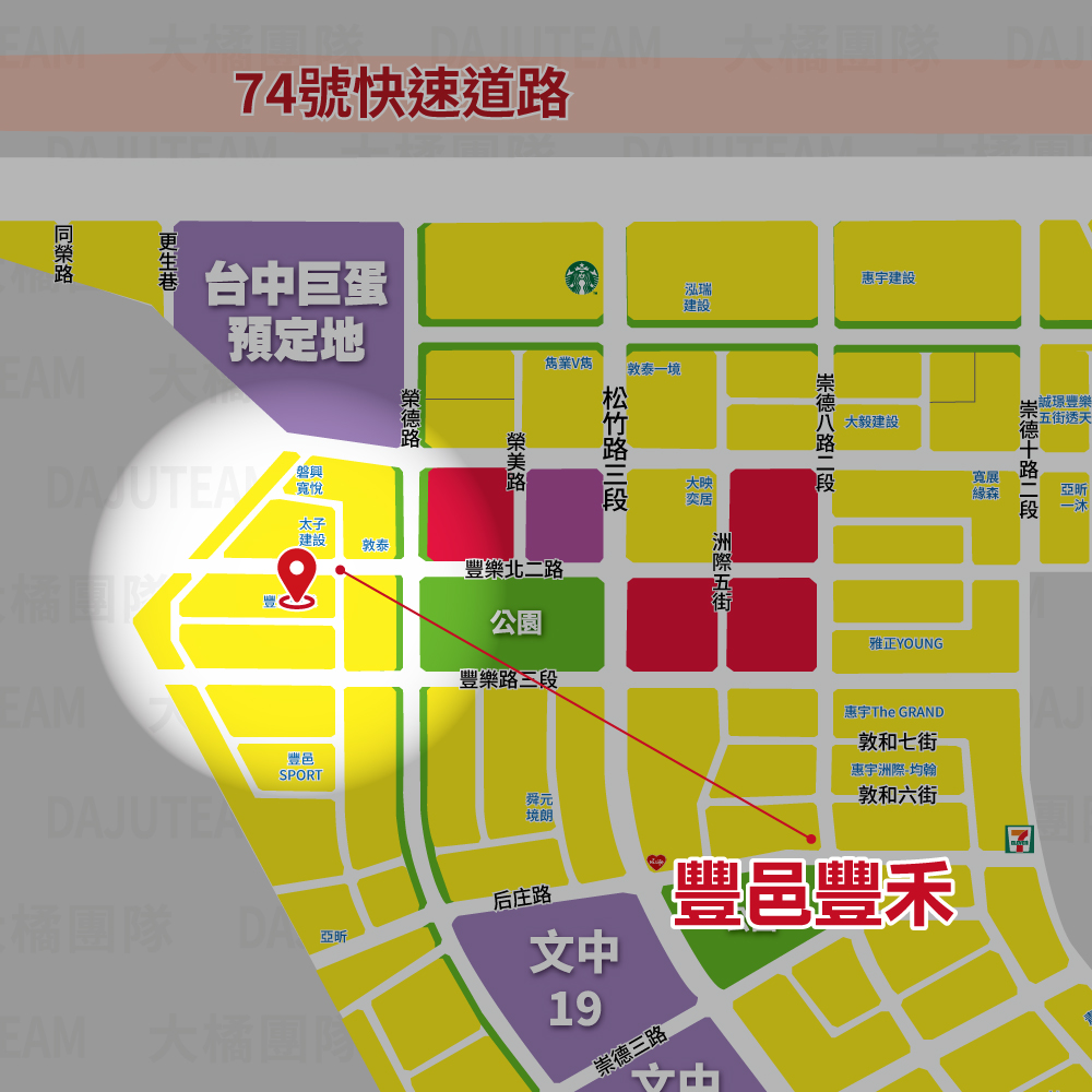 豐邑豐禾-位置圖