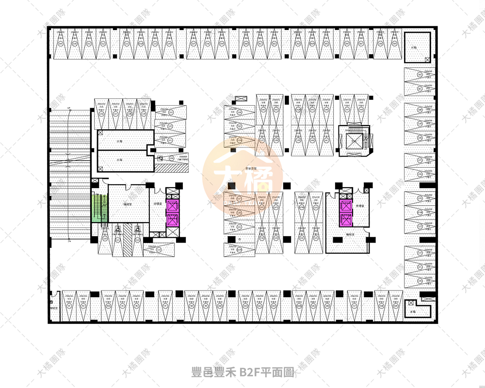 豐邑豐禾-B2F平面圖