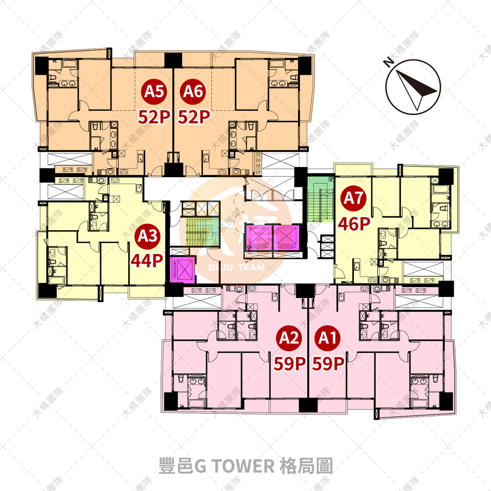 豐邑G TOWER-格局圖