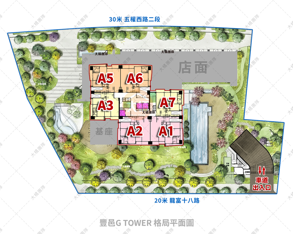 豐邑G TOWER-格局平面圖