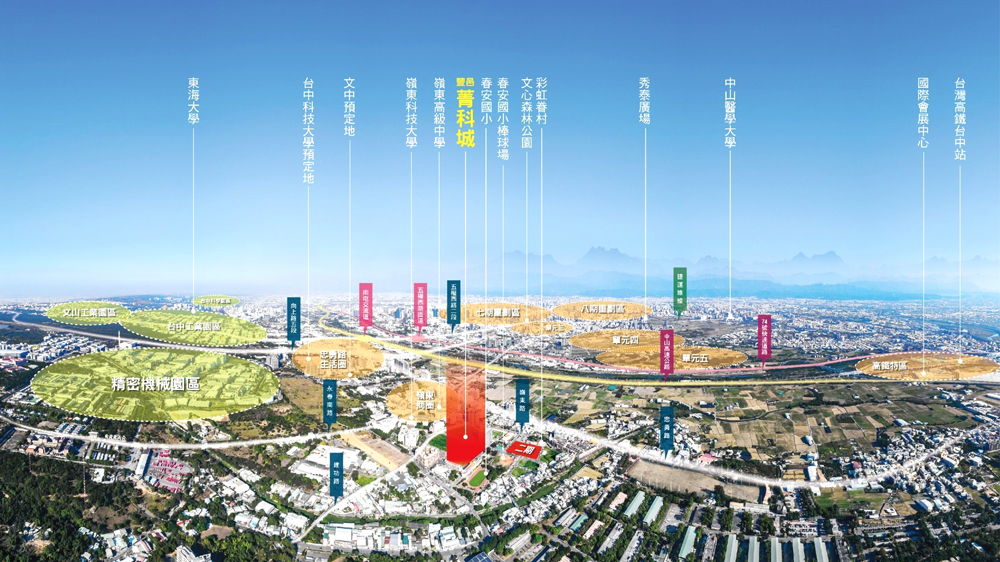 豐邑菁科城-空拍基地圖