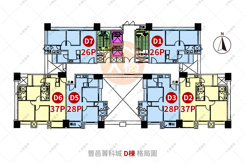 豐邑菁科城-D棟格局圖