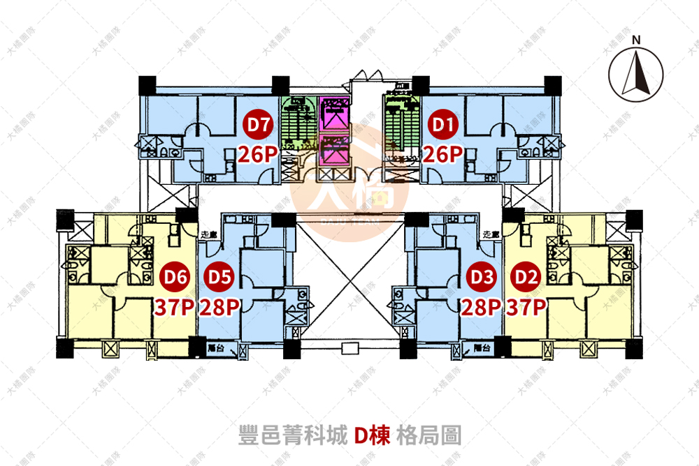 豐邑菁科城-D棟格局圖
