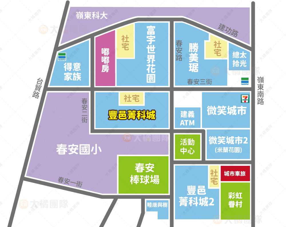 豐邑菁科城-位置圖