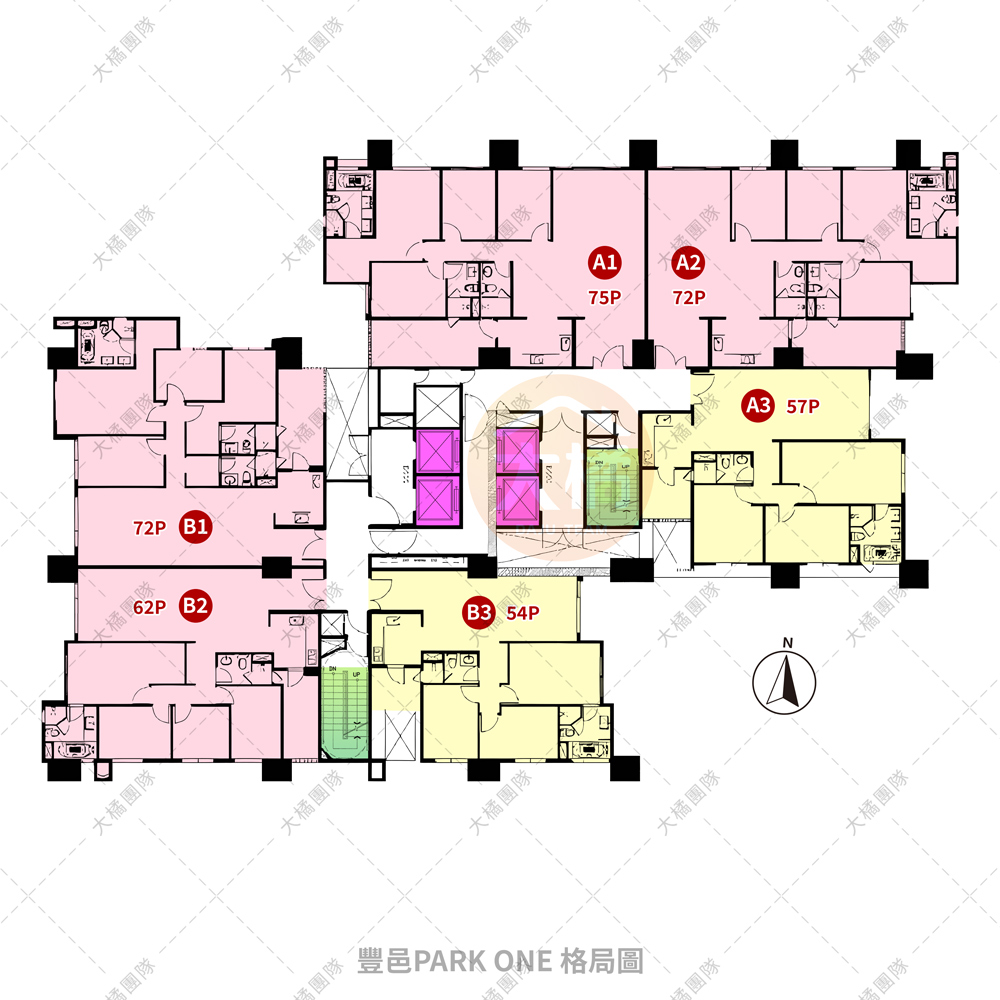 豐邑PARK ONE-格局圖