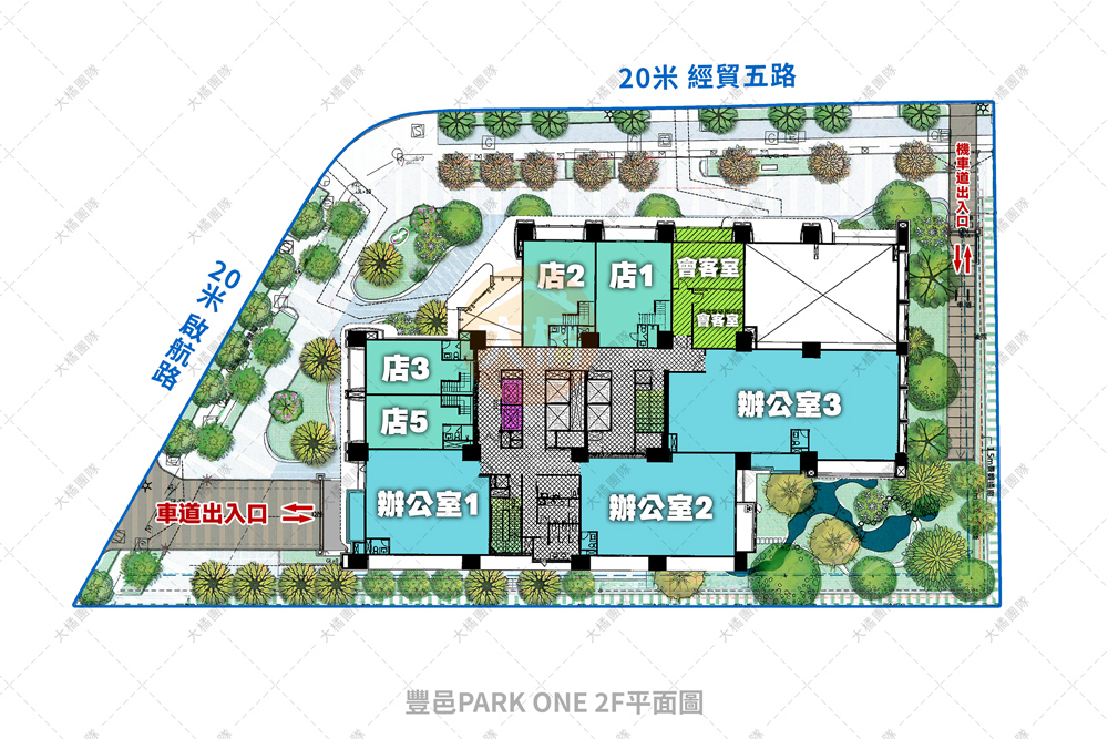 豐邑PARK ONE-2F平面圖