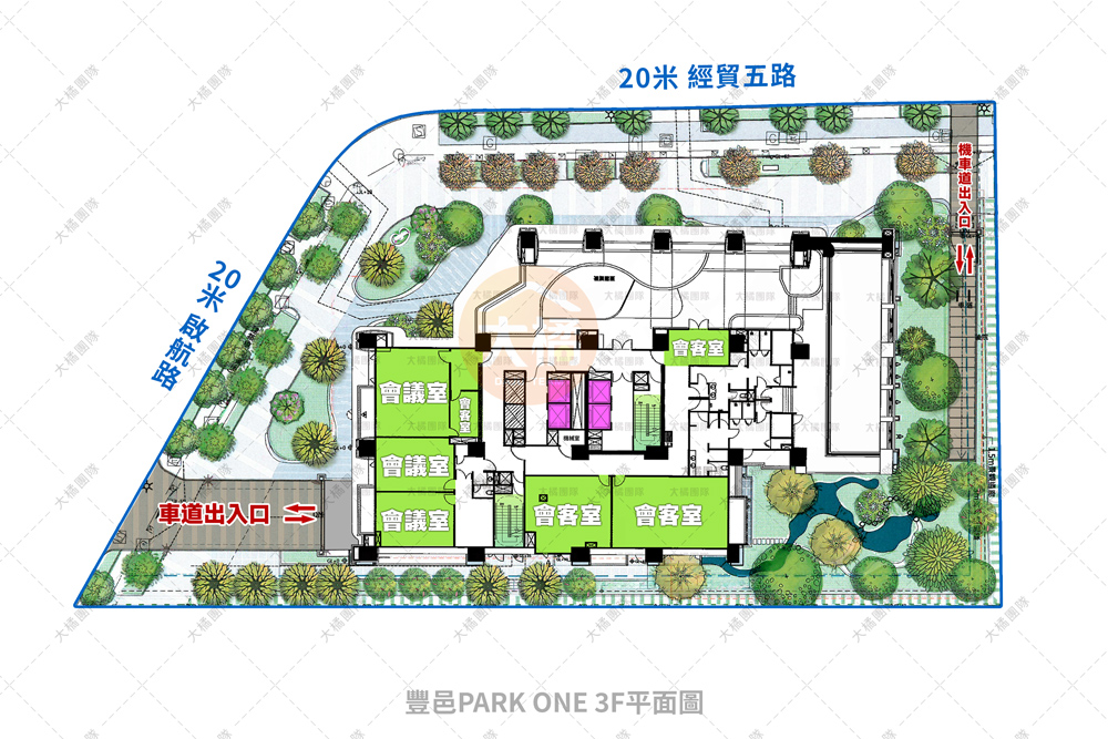 豐邑PARK ONE-3F平面圖