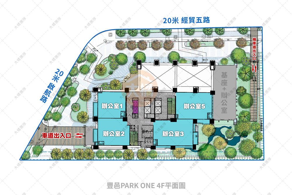 豐邑PARK ONE-4F平面圖