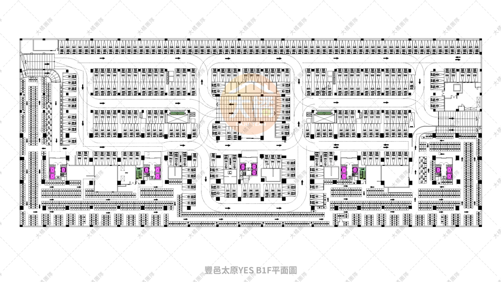 豐邑太原YES-B1F平面配置圖