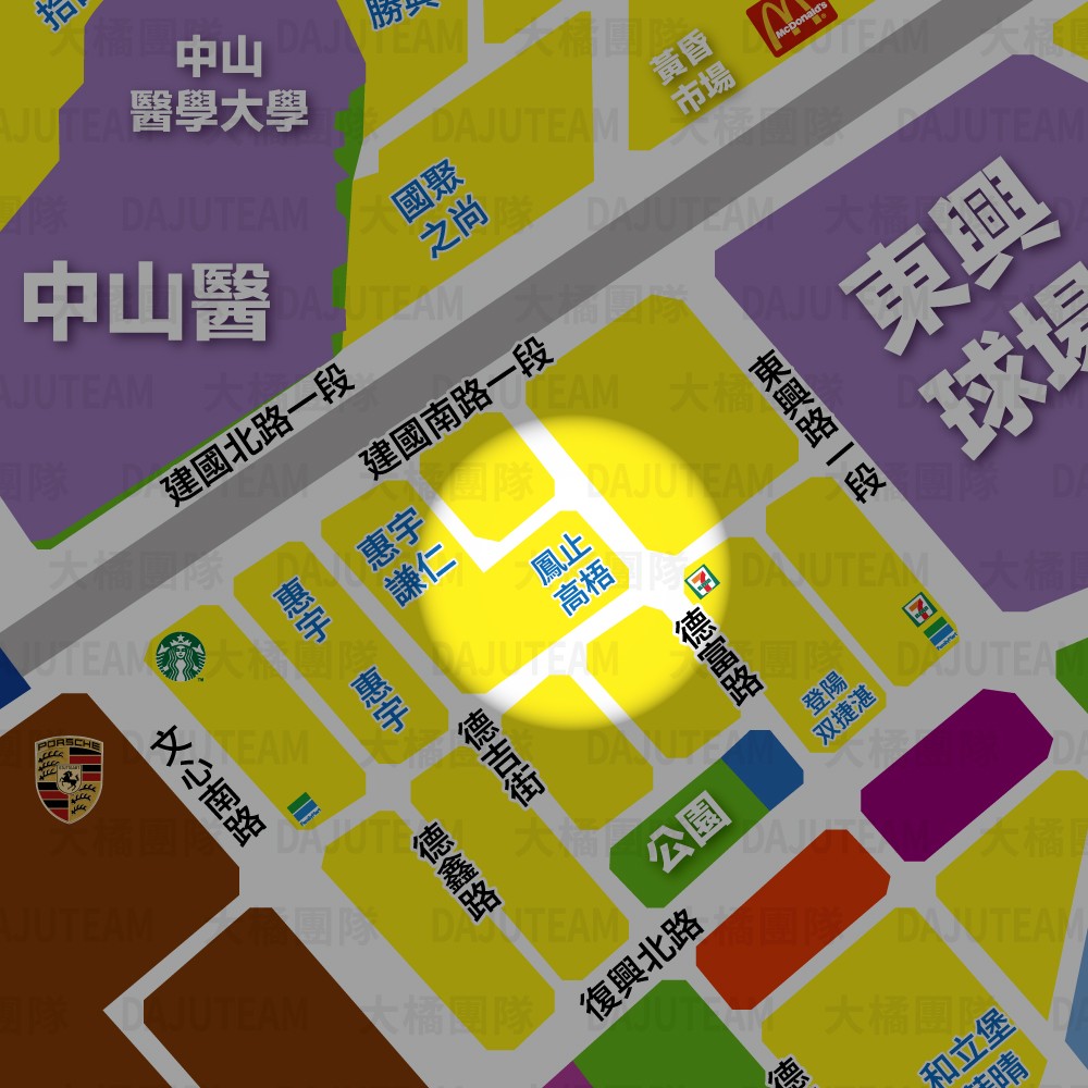 鳳止高梧-位置圖