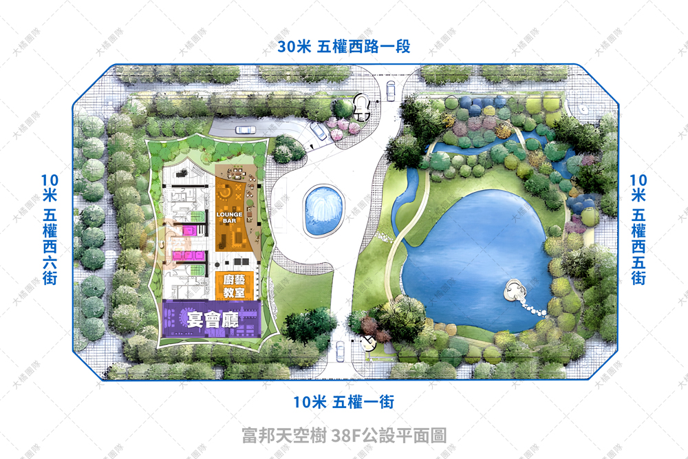 富邦天空樹-38F公設平面圖