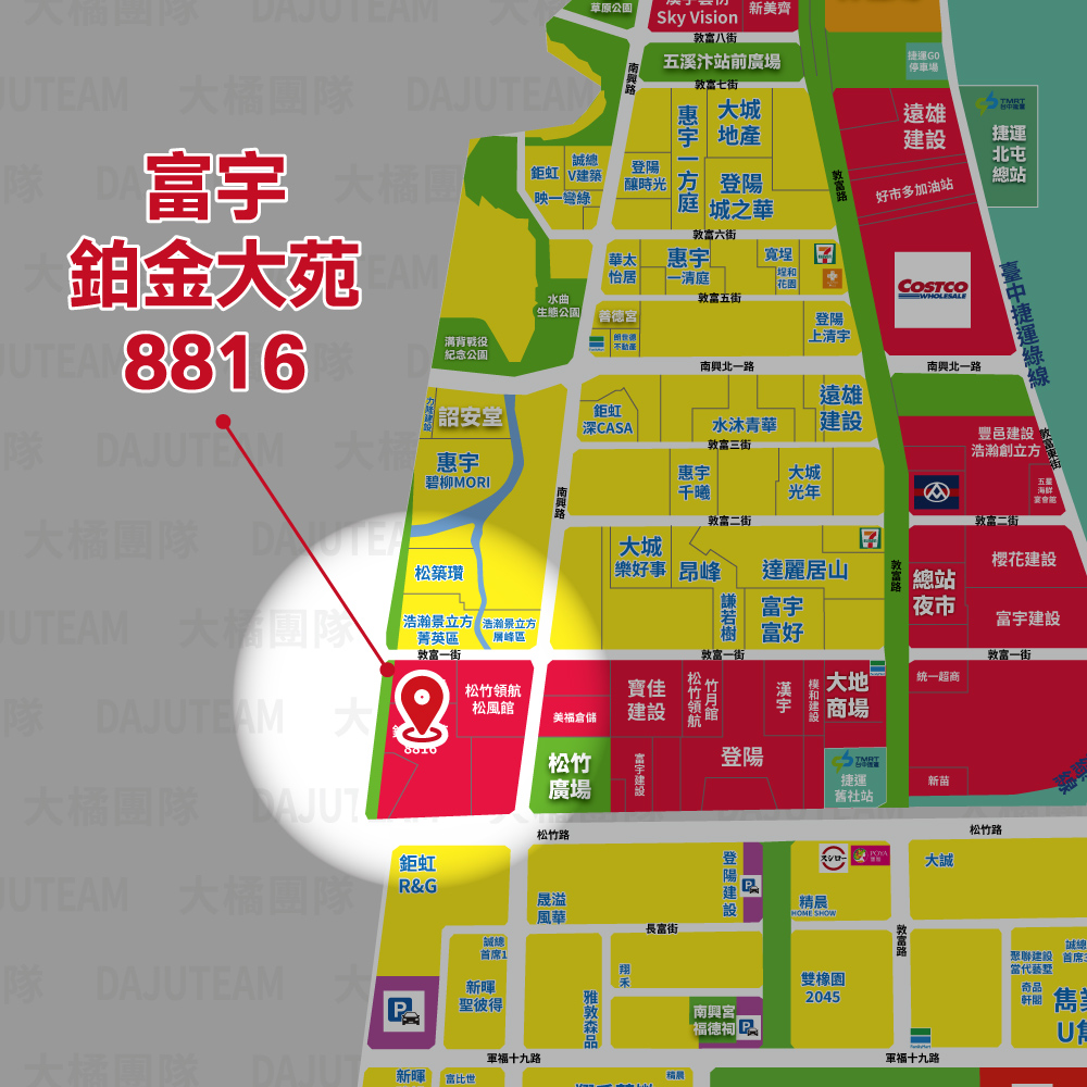 富宇鉑金大苑8816-位置圖