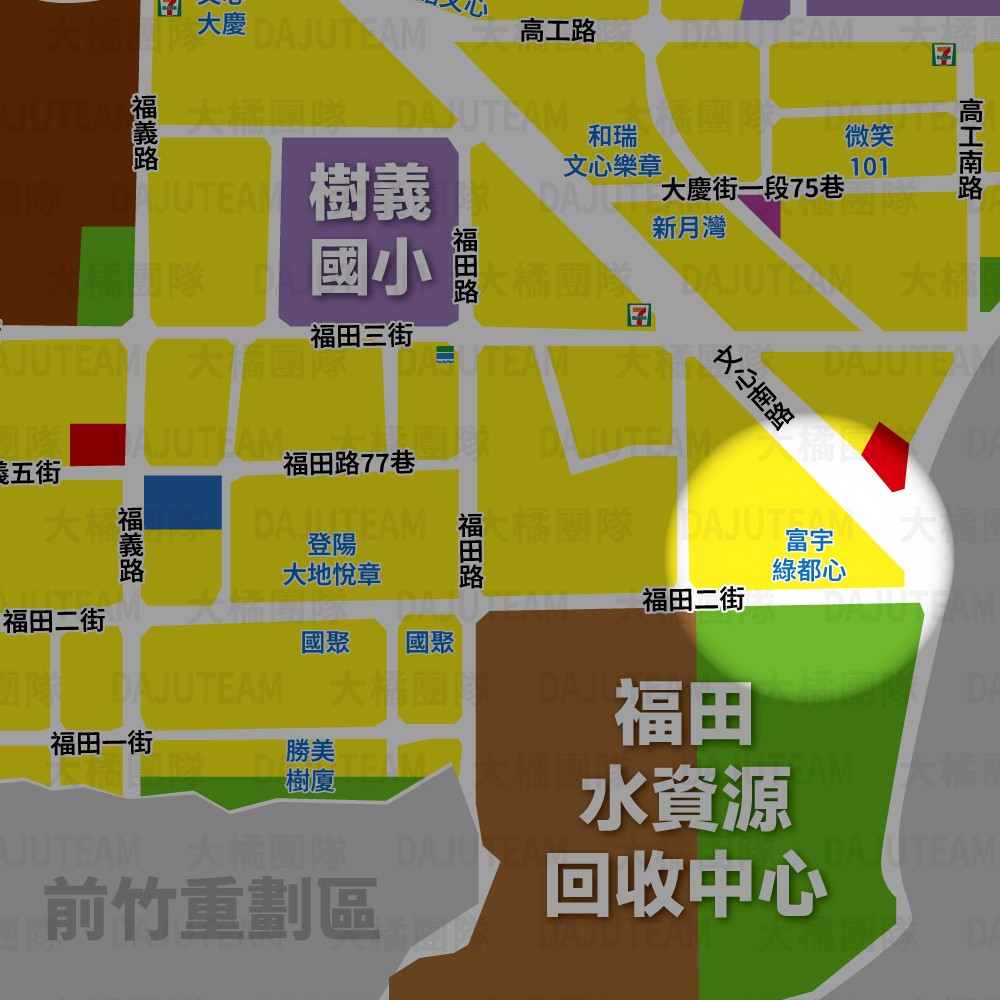 富宇綠都心-位置圖
