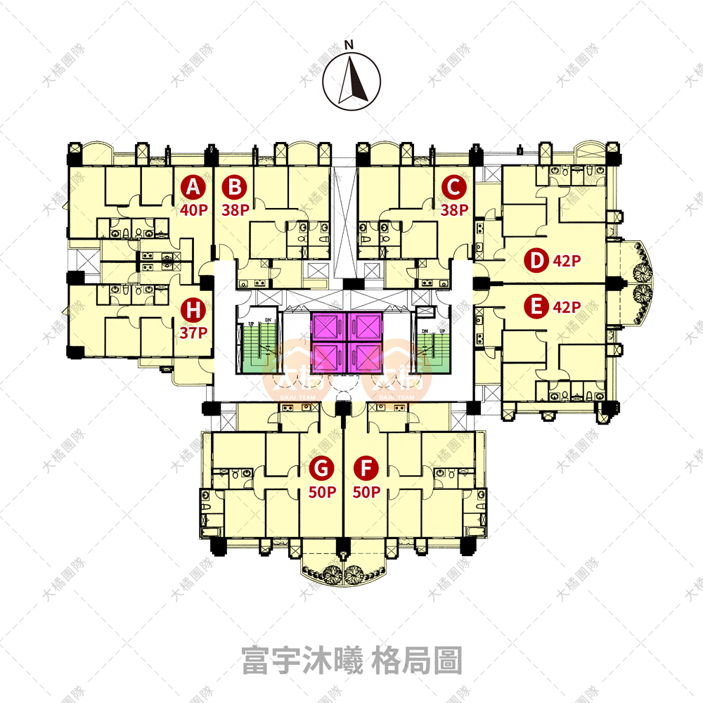 富宇沐曦-格局圖