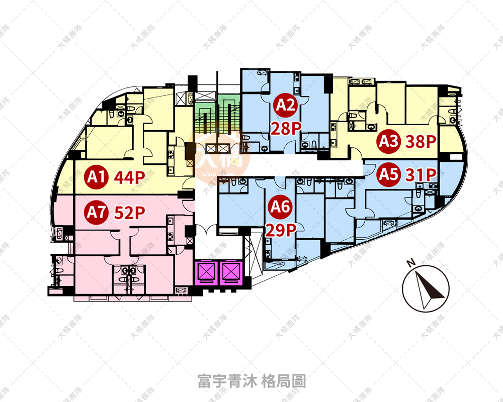 富宇青沐-格局圖
