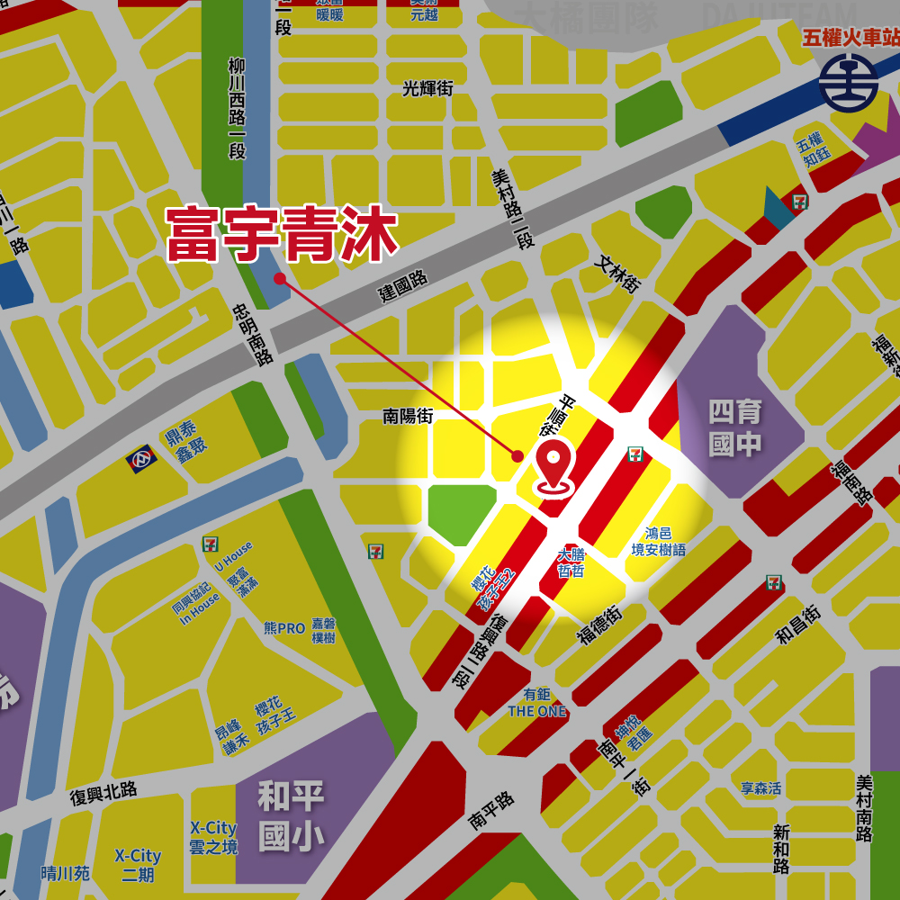 富宇青沐-位置圖