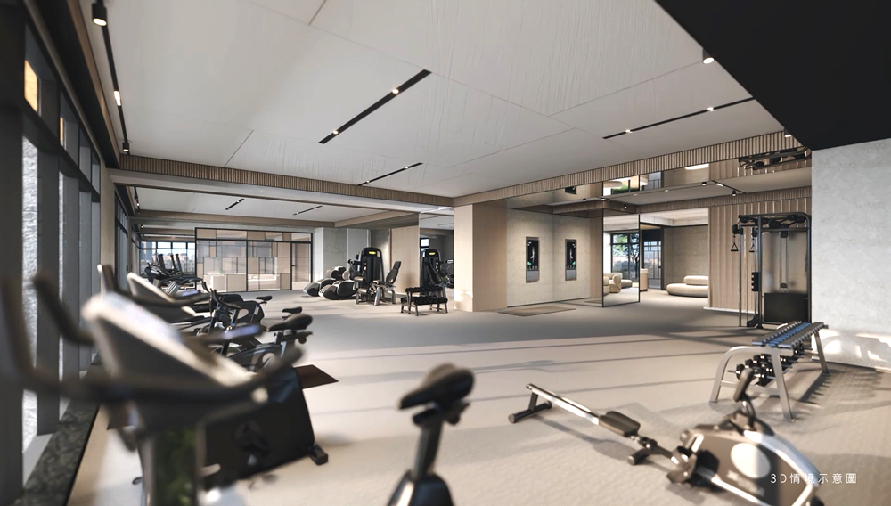 冠德崇德綻-公設模擬圖