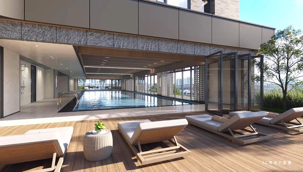 冠德崇德綻-公設模擬圖